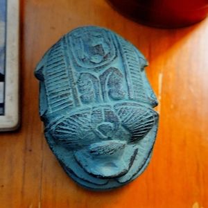 Patina Look Scarab Beetle